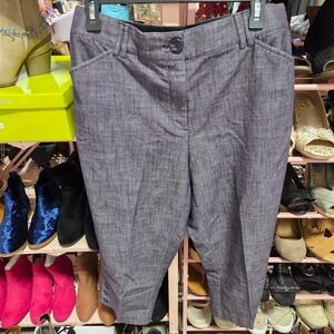 Counterparts Women's Dark Wash Capri Pants Size 14 Button Fly